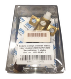 Compleet messing ventiel 1/2" met binnendraad