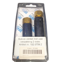 Suevia ventiel met veer