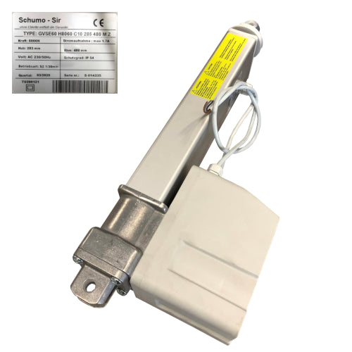 van Gent spindelmotor GVSE60 C10 slag 285mm (nestmotor)